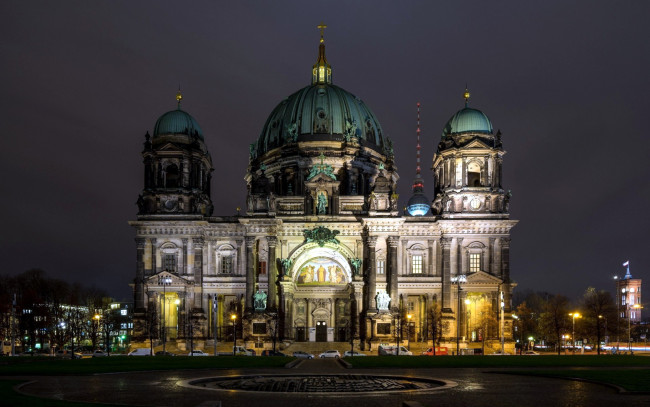 Обои картинки фото города, берлин , германия, собор