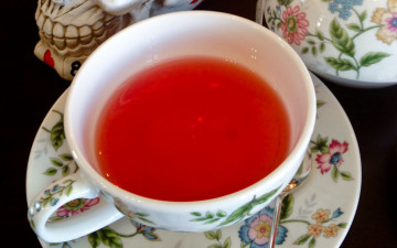 Картинка еда напитки +чай чашка блюдце чай фруктовый