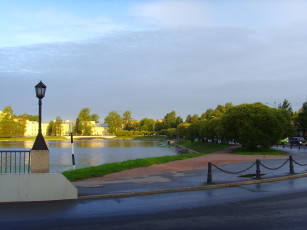 обоя города, санкт, петербург, петергоф, россия