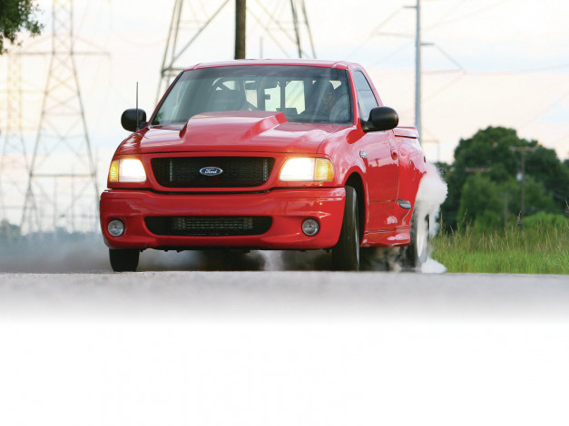 Обои картинки фото 1999, ford, svt, lightning, автомобили
