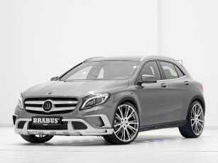 Картинка автомобили mercedes-benz brabus серый 2014г x156 gla-klasse