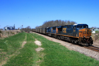 Картинка техника поезда локомотив состав железная рельсы дорога