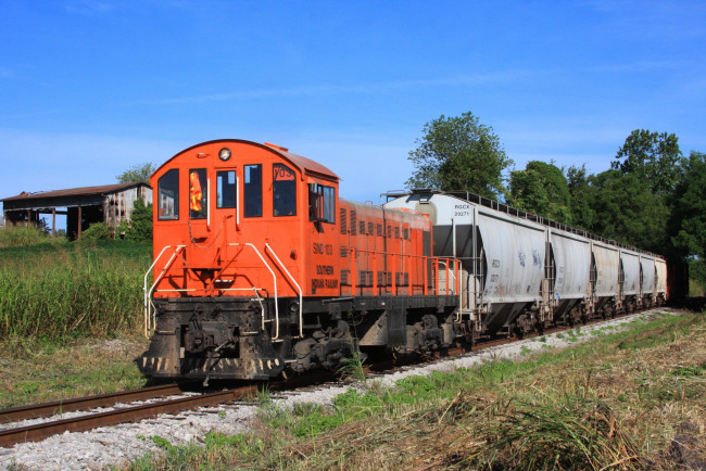 Обои картинки фото техника, поезда, состав, железная, рельсы, дорога, локомотив