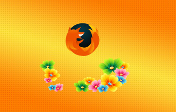 Картинка компьютеры mozilla+firefox логотип фон