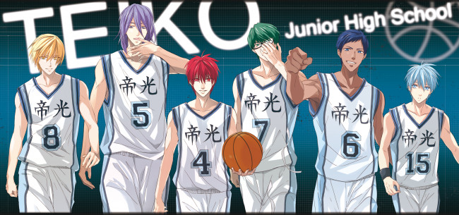 Обои картинки фото аниме, kuroko no baske, баскетбол