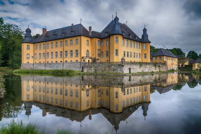 Обои картинки фото schloss dyck, города, замки германии, замок