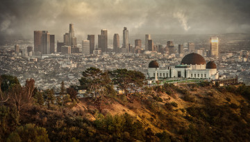 обоя downtown la, города, лос-анджелес , сша, простор