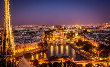 Картинка notre+dame+de+paris города париж+ франция простор