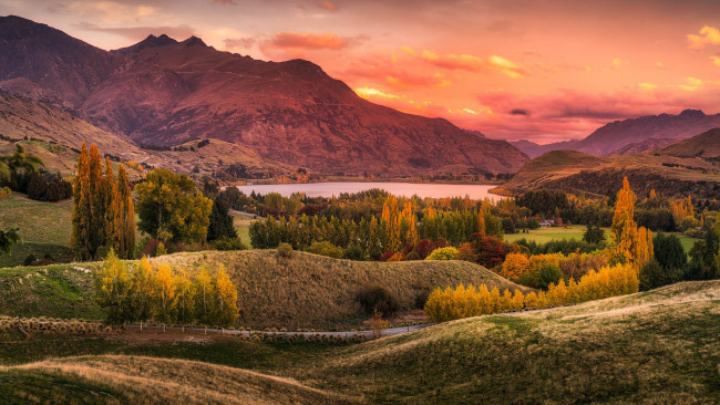 Обои картинки фото queenstown new zealand, города, - пейзажи, простор