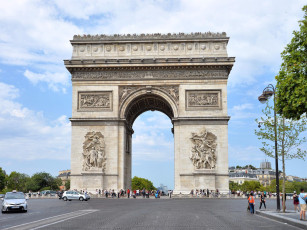 Картинка города париж+ франция арка