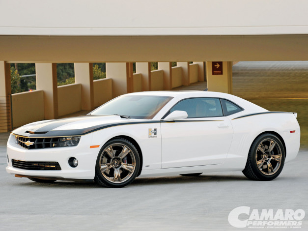 Обои картинки фото hurst, 2010, chevrolet, camaro, автомобили