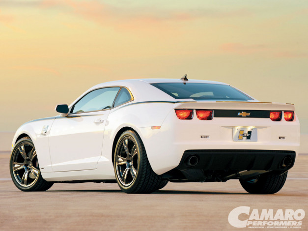 Обои картинки фото hurst, 2010, chevrolet, camaro, автомобили