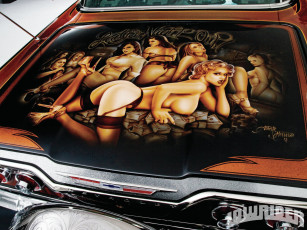 Картинка 1964 chevrolet impala автомобили фрагменты автомобиля