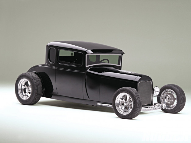 Обои картинки фото 1929, ford, model, five, window, автомобили, custom, classic, car