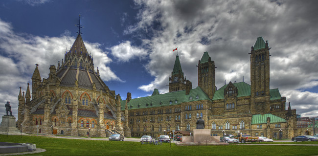 Обои картинки фото города, оттава, канада, парламент