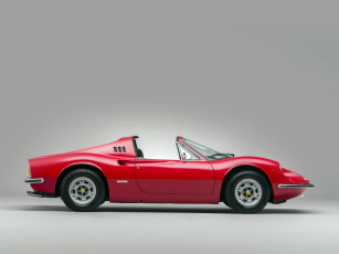 Картинка автомобили ferrari красный gts dino 246