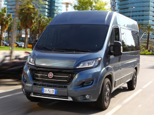 Картинка автомобили fiat синий ducato panorama