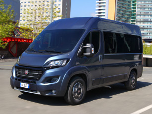 обоя автомобили, fiat, синий, panorama, ducato