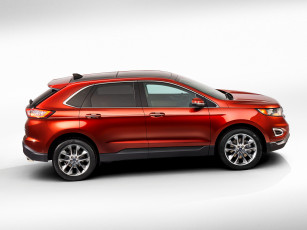 Картинка автомобили ford 2015г красный edge titanium