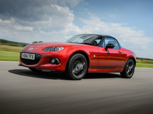 Картинка автомобили mazda красный 2014г nc3 uk-spec mx-5 25th anniversary