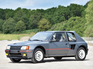 Картинка автомобили peugeot 205 t16 серый