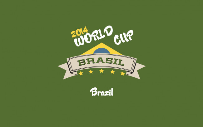 Обои картинки фото спорт, 3d, рисованные, бразилия, футбол, 2014г