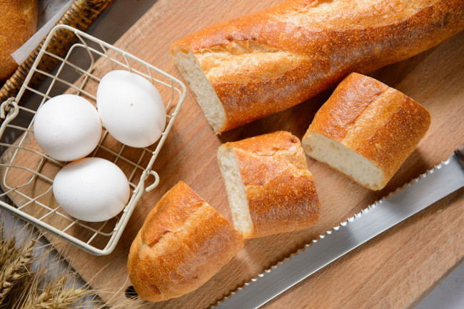 Обои картинки фото еда, хлеб,  выпечка, выпечка, яйца