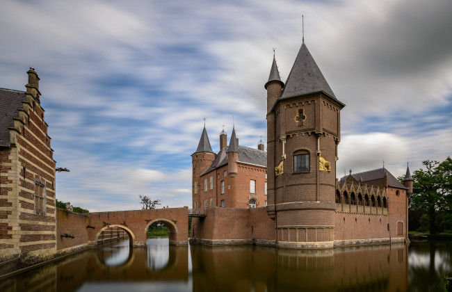 Обои картинки фото heeswijk castle, netherlands, города, замки нидерландов, heeswijk, castle