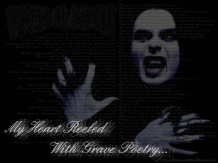 Картинка my heart reeled with grave poetry музыка cradle of filth