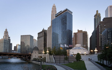 Картинка города Чикаго сша chicago