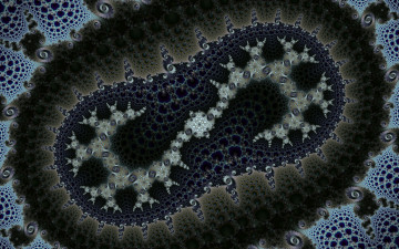 Картинка 3д графика fractal фракталы фон цвета узор лепестки