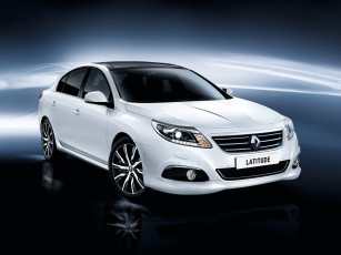 обоя автомобили, renault, latitude, 2013г, светлый