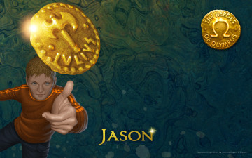 Картинка мультфильмы -unknown+ разное мальчик джейсон Ясон монеты золото