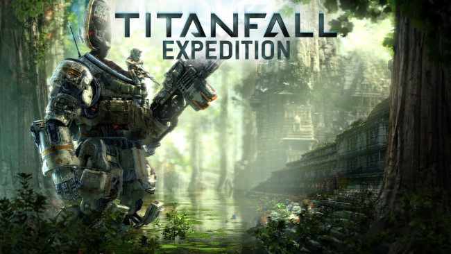 Обои картинки фото видео игры, titanfall, игра, expedition, онлайн, шутер, экшен, роботы