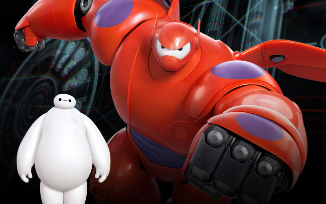 Обои картинки фото big hero 6, мультфильмы, baymax