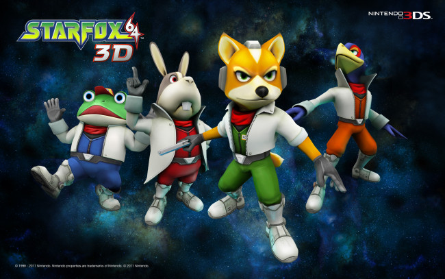 Обои картинки фото star fox 64,  3d, видео игры, - star fox 64, персонажи