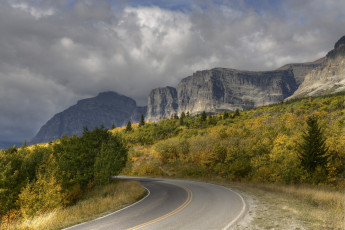 Картинка природа дороги горы шоссе