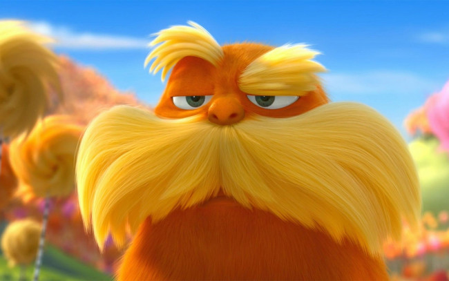 Обои картинки фото мультфильмы, dr,  seuss` the lorax, персонаж