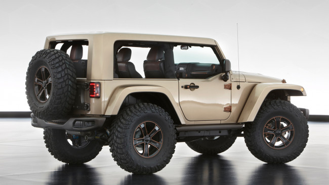 Обои картинки фото jeep wrangler flattop concept 2013, автомобили, jeep, внедорожник, 2013, flattop, concept, джип, wrangler