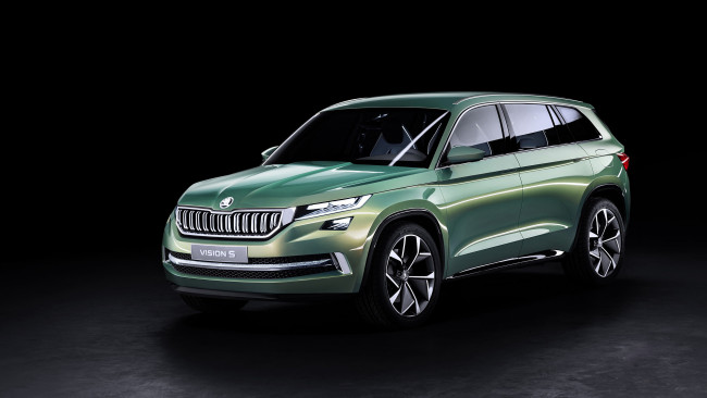 Обои картинки фото skoda visions concept 2016, автомобили, skoda, кроссовер, 2016, visions, concept, внедорожник