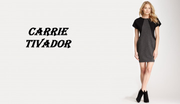 Картинка девушки carrie+tivador блондинка платье модель carrie tivador улыбка керри тивадор