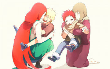 Картинка аниме naruto семья
