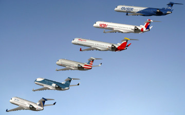 обоя авиация, 3д, рисованые, v-graphic, самолеты, полет