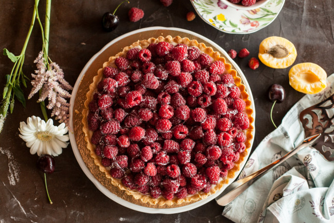 Обои картинки фото еда, пироги, фрукты, выпечка, начинка, ягоды, пирог