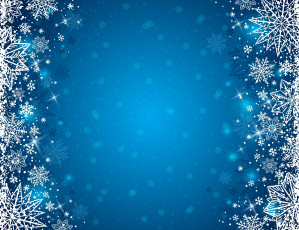 Картинка векторная+графика природа+ nature snowflakes фон зима winter background снежинки