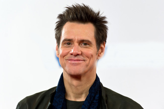 Обои картинки фото мужчины, jim carrey, улыбка, лицо, актер