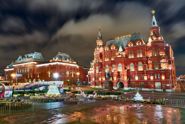 Обои картинки фото города, москва , россия, архитектура, государственный, исторический, музей, москва