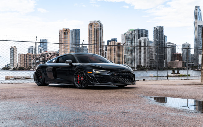 Обои картинки фото автомобили, audi, r8, v10, gt, edvin, strasse, wheels, немецкий, мощный, автомобиль