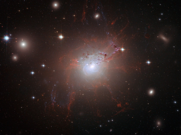 Обои картинки фото ngc, 1275, космос, галактики, туманности