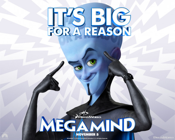 Обои картинки фото megamind, мультфильмы